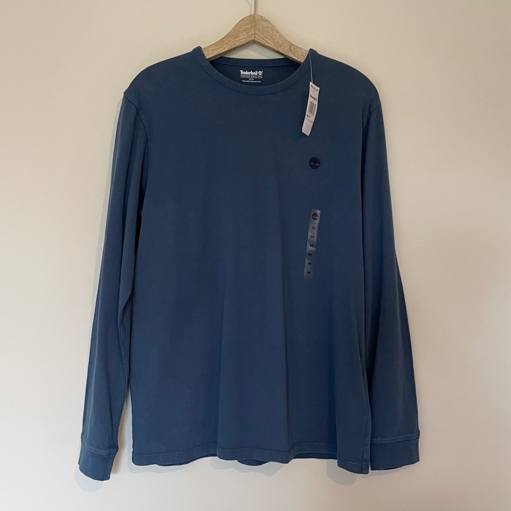 Nwt Timberland Blue Long Sleeve Tee Shirt